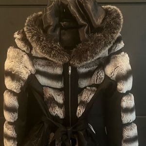 Chinchilla fur jacket